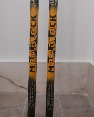 Coppia CANNE BAD BASS MAD BLACK 160g 4.5mt