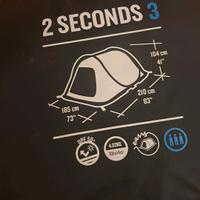  tenda per campeggio decathlon