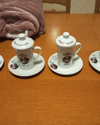 Set 4 tazze da tè Eraclea 