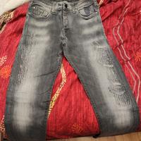 Jeans uomo grigio chiaro Proto Cycle Lab tg.32