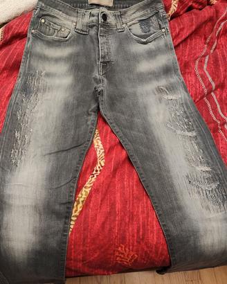 Jeans uomo grigio chiaro Proto Cycle Lab tg.32