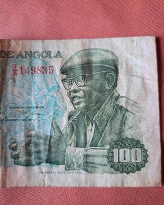100 e 500 kwanzas del 1975