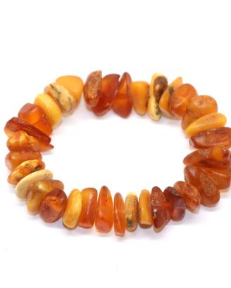 Bracciale in ambra naturale