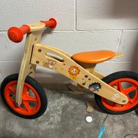 Bicicletta senza pedali in legno naturale BRN kid