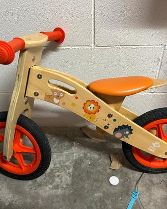 Bicicletta senza pedali in legno naturale BRN kid