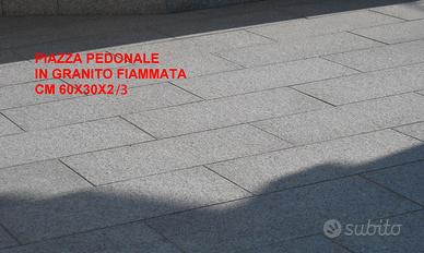 PIASTRELLE IN GRANITO NATURALE FIAMMATO PAVIMENTO