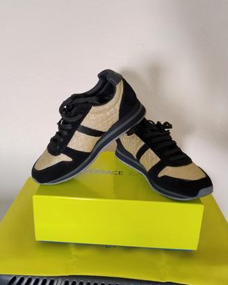 Sneakers Versace Jeans Nero e Oro 
