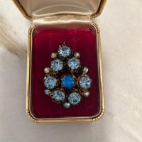 Pendente gioiello antico con lapislazzuli