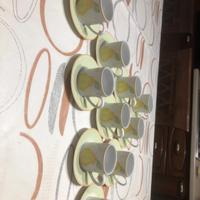 10 tazzine e 10 piattini in porcellana Modelia