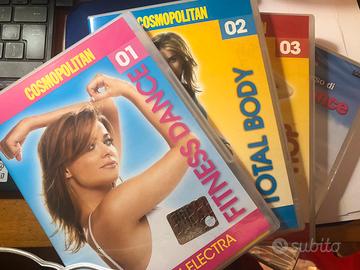 4 dvd di Total body- fitness dance e hip hop