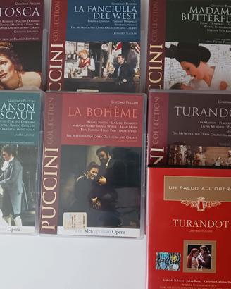 7 DVD  -  Opere di Puccini