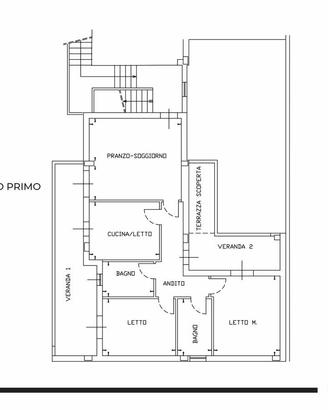 Quadrilocale con due bagni pari al nuovo