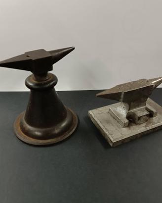 COLLEZIONE 3 PICCOLE INCUDINI OROLOGIAIO ORAFO