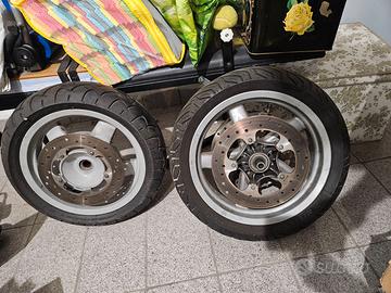 Ruote scooter PIAGGIO R14 Ant e 13 Post