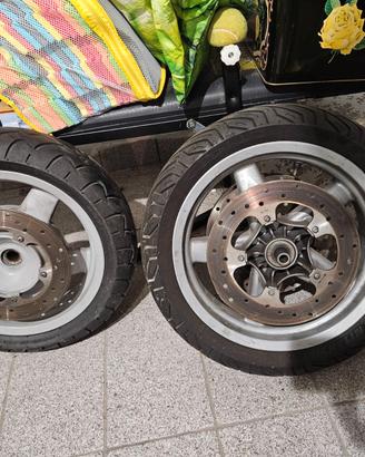 Ruote scooter PIAGGIO R14 Ant e 13 Post