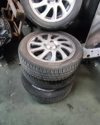 DAIHATSU CUORE 2010 CERCHI IN LEGA E GOMME 165 55 