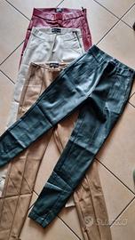 LOTTO 4 PANTALONI DONNA ZARA
IN SIMILPELLE TG. XS