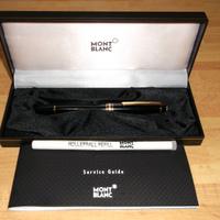 Penna Mont Blanc Roller placcata d'oro