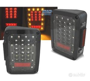 FANALI A LED JEEP WRANGLER JK 07-18 NERO