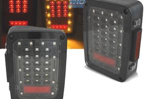 FANALI A LED JEEP WRANGLER JK 07-18 NERO
