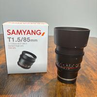 Ottica Cine Samyang umcII 85mm