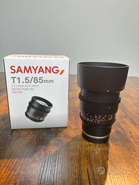Ottica Cine Samyang umcII 85mm