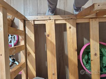 Letto singolo legno