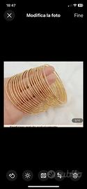 Stok ,liquido, 30 bracciali placati in oro 24k.
