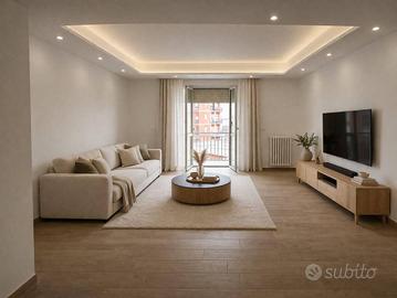 Trilocale di 105 mq totalmente ristrutturato e mai