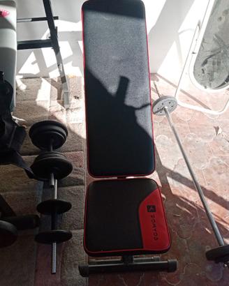 Panca recribabile domyos + bilancere