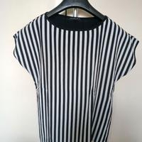 T.shirt donna strisce B/N marca Sisley tg.S