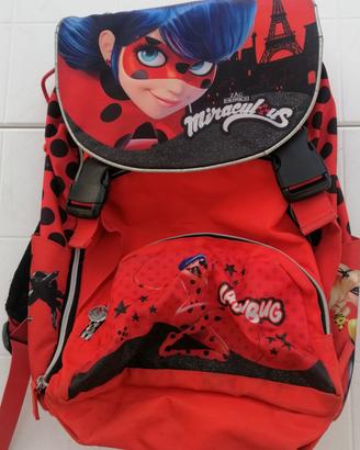 Zaino scuola elementare Ladybug Miraculus