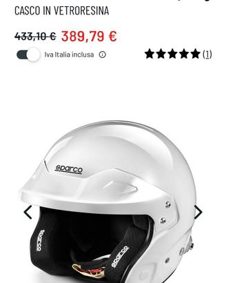 Casco sparco rj (FIA) tg s 56 cm