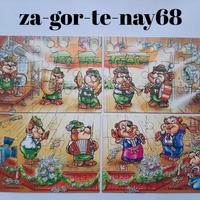 Puzzle Top Ten Teddies Kinder Germania 1995 