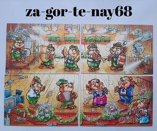 Puzzle Top Ten Teddies Kinder Germania 1995 