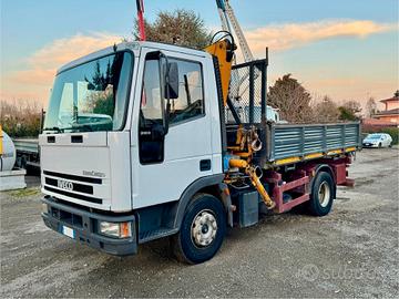IVECO 100E18K RIBALTABILE + GRU