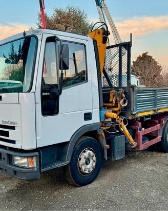 IVECO 100E18K RIBALTABILE + GRU