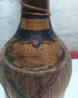 Bottiglia vintage Chianti 1977 "Le Coste"