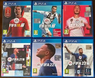 Lotto Giochi PS4: Collezione FIFA dal 18 al 23