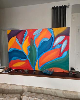 quadro acrilico su tela