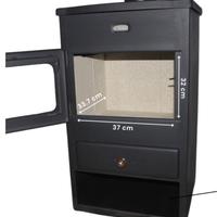 Stufa a legna NUOVA 12kw”299,00 euro