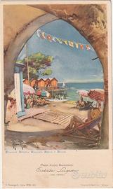 STAMPA PUBBLICITARIA ANNO 1938 ESTATE LIGURE