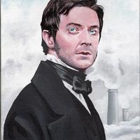 Mr. John Thornton, acrilico su tela 20x30cm