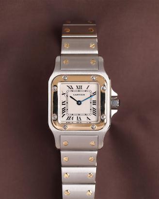 Cartier Santos Lady acciaio oro 24mm - quarzo