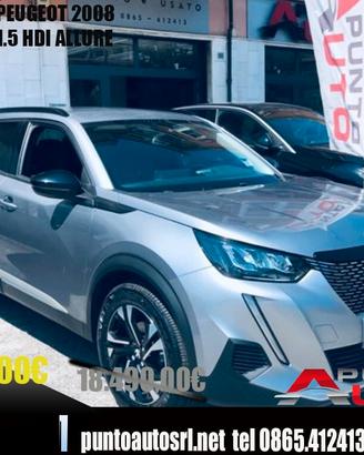 Peugeot 2008 BlueHDi 110 Allure PELLE TELECAMERA