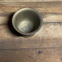 Antico  posa cenere in ottone