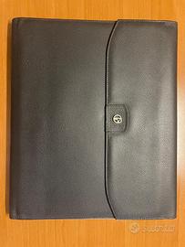 Cartella Nazareno Gabrielli in vera pelle nera