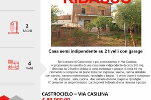 Casa semi indipendente su 2 livelli