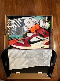 Jordan 1 Off-White Chicago+ricevuta