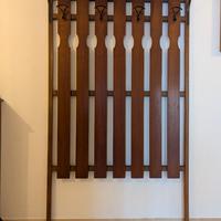 Attaccapanni in legno + Specchio